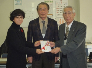 奈良県バレーボール協会より平成30年7月豪雨災害義援金をいただきました。
