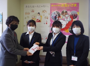 奈良県病院協会看護専門学校 様からご寄付をいただきました。