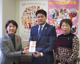 奈良県商工会青年部連合会 様、同女性部連合会 様 からご寄付いただきました。